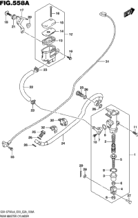 Rear Master Cylinder (Gsx-S750l8 E03)