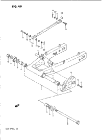 Rear Swinging Arm (Model J/K)