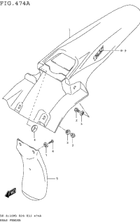 Rear Fender (Dr-Z125m3e28)