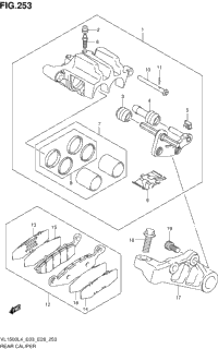 Rear Caliper (Vl1500l4 E03)