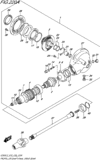 Propeller Shaft/Final Drive Gear