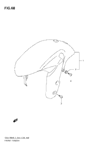 Front Fender (Gsx-R600l3 E28)