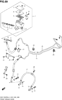 Front Brake Hose (Gsx1300ral4 E28)