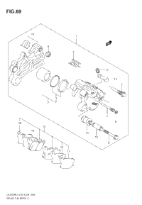 Rear Caliper (Dl650ak7/Ak8/Ak9)