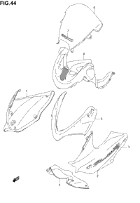 Cowling Body (Gsf1200sk1)