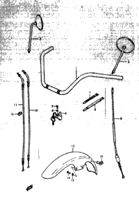 Handlebar - Front Fender