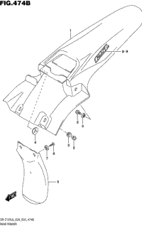 Rear Fender (Dr-Z125ll6 E28)