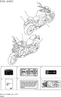 Label (Gsx-S1000rqm4 E33)