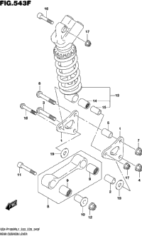 Rear Cushion Lever (Gsx-R1000rzl7 E33)