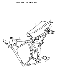 Frame - Seat (Rm125a
