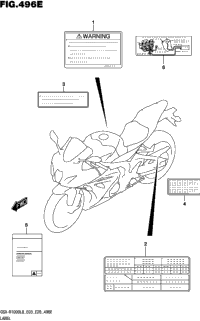 Label (Gsx-R1000al8 E33)
