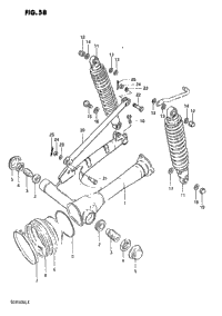 Rear Swinging Arm (Model X)