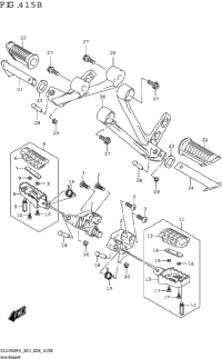 Footrest (Dl1050rj)