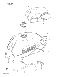 Fuel Tank (Gs550ef/Eg)