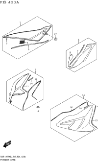 Fuel Tank Cover (Gsx-R750)