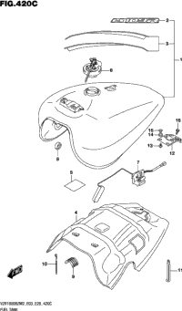 Fuel Tank (E03,E28)(See Note 1) 420C