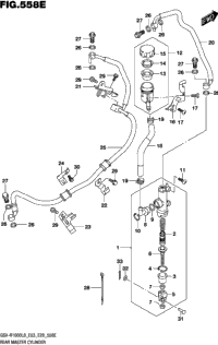 Rear Master Cylinder (Gsx-R1000al8 E33)