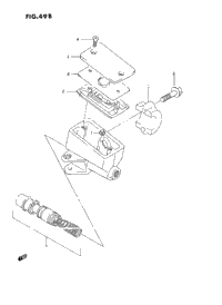 Front Master Cylinder (Model P/R/S/T)