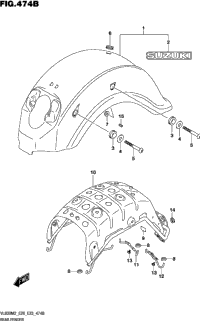 Rear Fender (Vl800t)