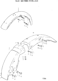 Rear Fender (Tc125k