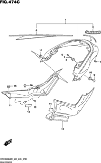 Rear Fender (See Note 1) 474C