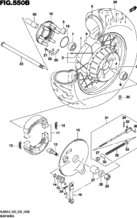 Rear Wheel (Vl800l9 E28)