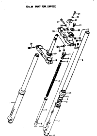Front Fork (Rm100c)
