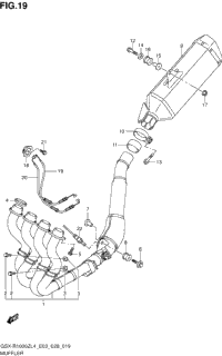 Muffler (Gsx-R1000zl4 E03)