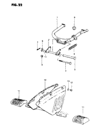 Center Stand - Footrest