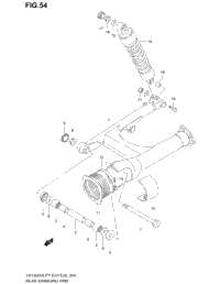 Rear Swinging Arm (Model T/V/W/X/Y)