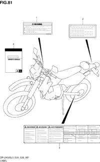 Label (Dr-Z400sl3 E03)