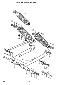 Rear Swinging Arm (Rm80b)