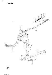 Stand - Rear Brake