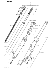 Front Fork (Gs450tz)
