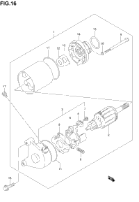 Starting Motor (Model K1)