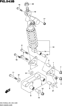 Rear Cushion Lever (Gsx-R1000l6 E28)