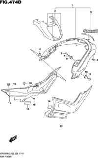 Rear Fender (Vzr1800bzl8 E28) (Jba)