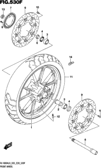 Front Wheel (Dl1000al9 E33)
