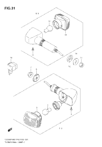 Turnsignal Lamp (Gs500f E3, E28, E33, E95)