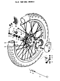 Front Wheel (Rm125m