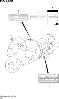 Label (Gsx1300ral5 E28)