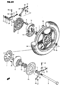 Rear Wheel (Model D)