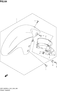 Front Fender (Gsx1300ral4 E03)