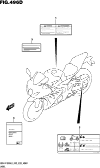 Label (Gsx-R1000al8 E28)