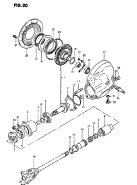 Propeller Shaft - Final Drive Gear