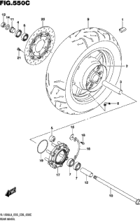 Rear Wheel (Vl1500bl8 E33)
