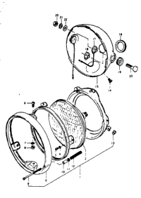 Headlamp [ From F.No.37423. (Gt750k
