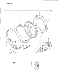 Headlamp (Model K/L/M/N/P)
