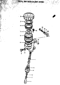 Rear Master Cylinder (Gs750b)