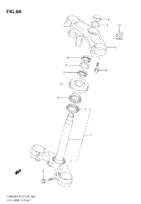 Steering Stem (Sv650sk8/Sak8)